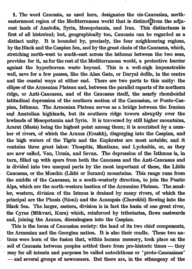 The Social Background of Christian Caucasia by Cyril Toumanoff, Studies in Christian Caucasian