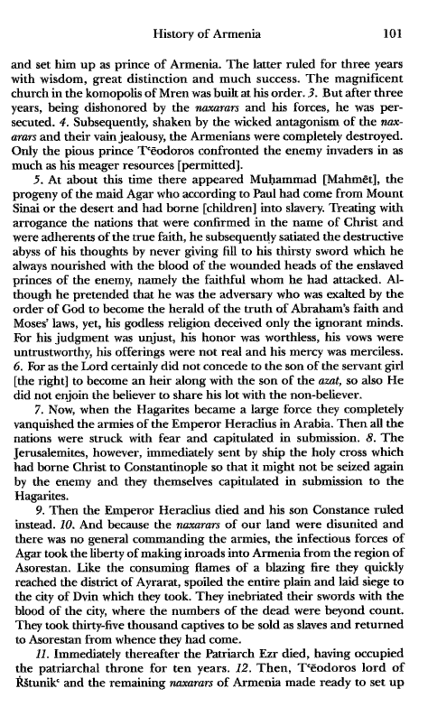 John Kat'oghikos' History of Armenia, p. 101. translated by Krikor Vardapet Maksoudian
