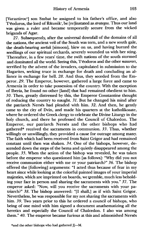 John Kat'oghikos' History of Armenia, p. 103. translated by Krikor Vardapet Maksoudian