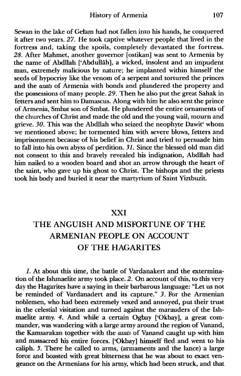 John Kat'oghikos' History of Armenia, p. 107. translated by Krikor Vardapet Maksoudian