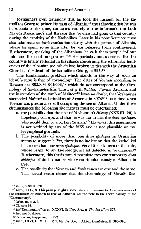 John Kat'oghikos' History of Armenia, p. 12. translated by Krikor Vardapet Maksoudian