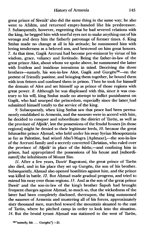 John Kat'oghikos' History of Armenia, p. 145. translated by Krikor Vardapet Maksoudian