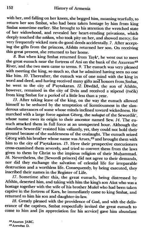 John Kat'oghikos' History of Armenia, p. 152. translated by Krikor Vardapet Maksoudian