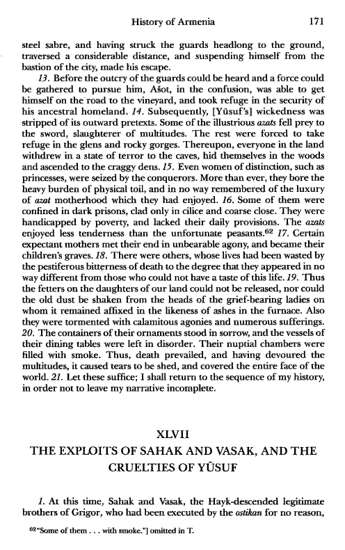 John Kat'oghikos' History of Armenia, p. 171. translated by Krikor Vardapet Maksoudian