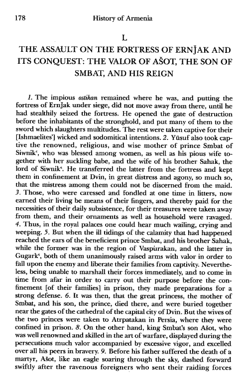 John Kat'oghikos' History of Armenia, p. 178. translated by Krikor Vardapet Maksoudian