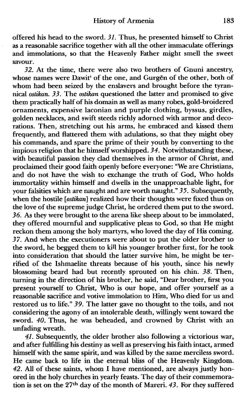 John Kat'oghikos' History of Armenia, p. 183. translated by Krikor Vardapet Maksoudian