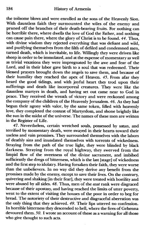 John Kat'oghikos' History of Armenia, p. 184. translated by Krikor Vardapet Maksoudian