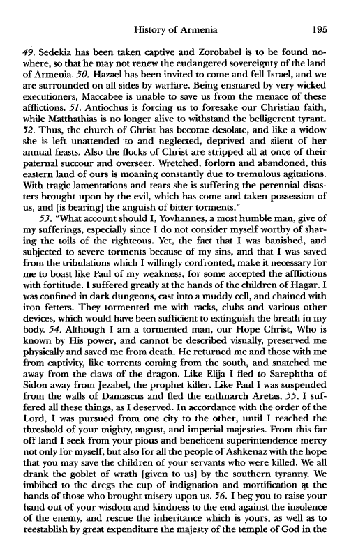 John Kat'oghikos' History of Armenia, p. 195. translated by Krikor Vardapet Maksoudian