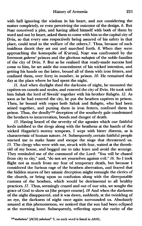 John Kat'oghikos' History of Armenia, p. 221. translated by Krikor Vardapet Maksoudian