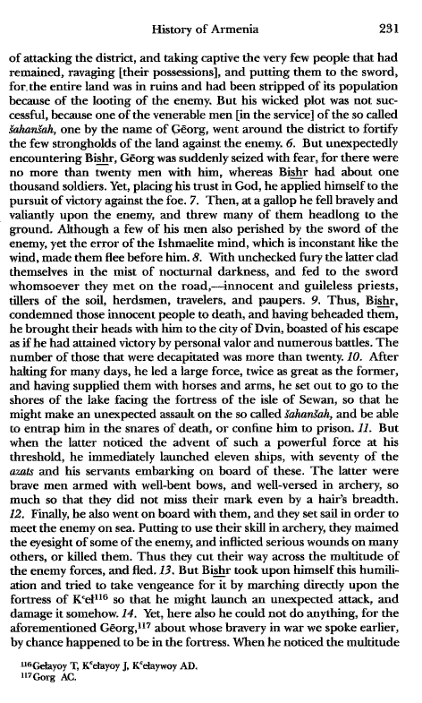 John Kat'oghikos' History of Armenia, p. 231. translated by Krikor Vardapet Maksoudian