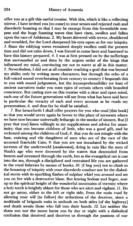 John Kat'oghikos' History of Armenia, p. 234. translated by Krikor Vardapet Maksoudian