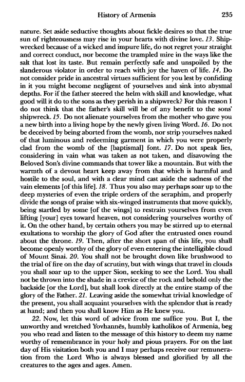 John Kat'oghikos' History of Armenia, p. 235. translated by Krikor Vardapet Maksoudian