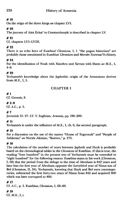 John Kat'oghikos' History of Armenia, p. 238. translated by Krikor Vardapet Maksoudian