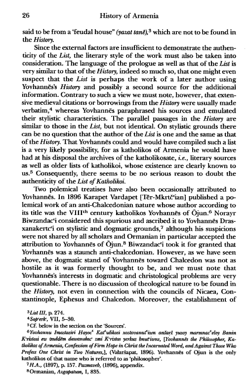 John Kat'oghikos' History of Armenia, p. 26. translated by Krikor Vardapet Maksoudian