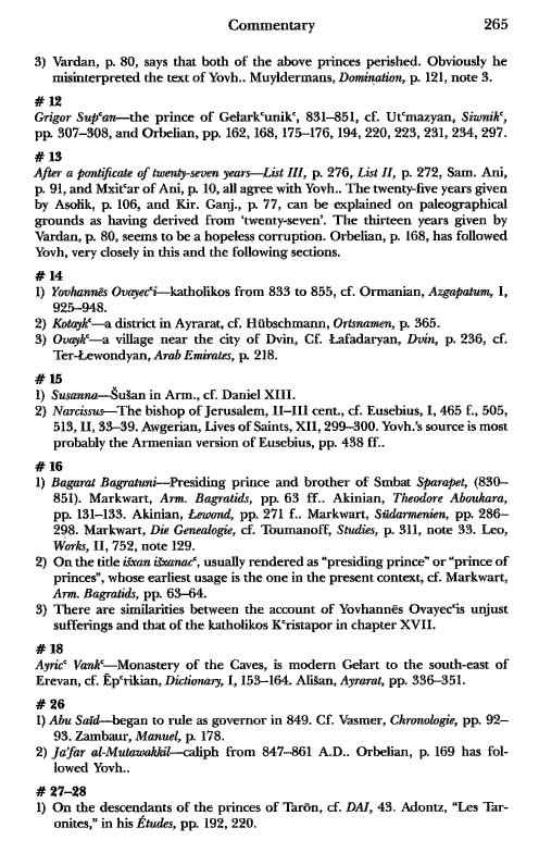 John Kat'oghikos' History of Armenia, p. 265. translated by Krikor Vardapet Maksoudian