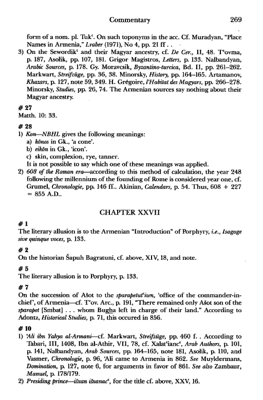 John Kat'oghikos' History of Armenia, p. 269. translated by Krikor Vardapet Maksoudian