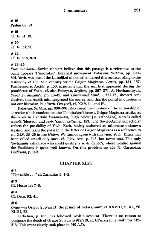 John Kat'oghikos' History of Armenia, p. 291. translated by Krikor Vardapet Maksoudian