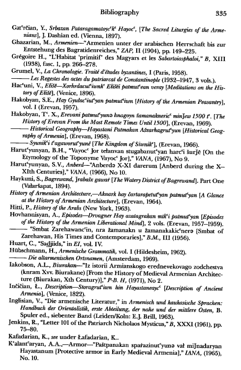 John Kat'oghikos' History of Armenia, p. 335. translated by Krikor Vardapet Maksoudian