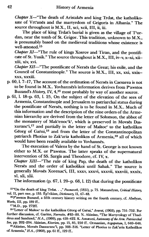 John Kat'oghikos' History of Armenia, p. 42. translated by Krikor Vardapet Maksoudian