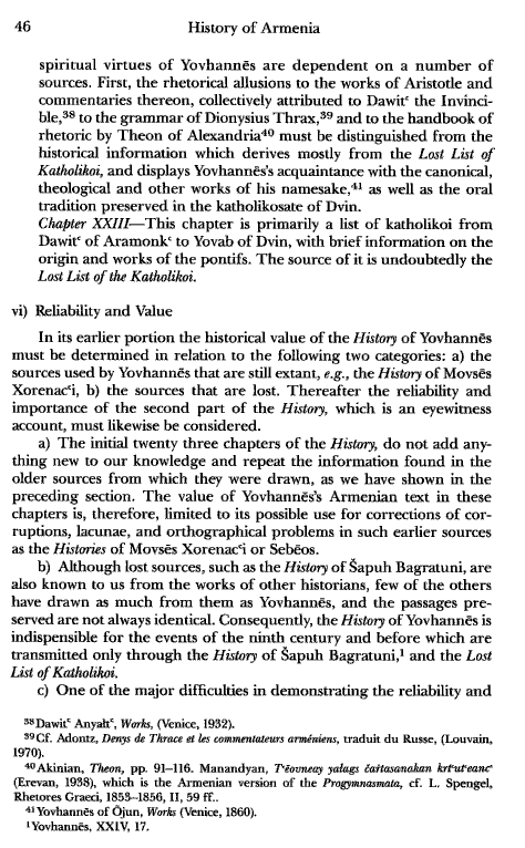 John Kat'oghikos' History of Armenia, p. 46. translated by Krikor Vardapet Maksoudian