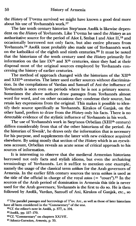 John Kat'oghikos' History of Armenia, p. 50. translated by Krikor Vardapet Maksoudian