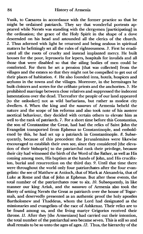 John Kat'oghikos' History of Armenia, p. 84. translated by Krikor Vardapet Maksoudian