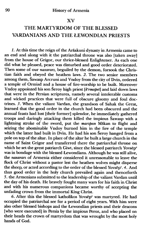 John Kat'oghikos' History of Armenia, p. 90. translated by Krikor Vardapet Maksoudian