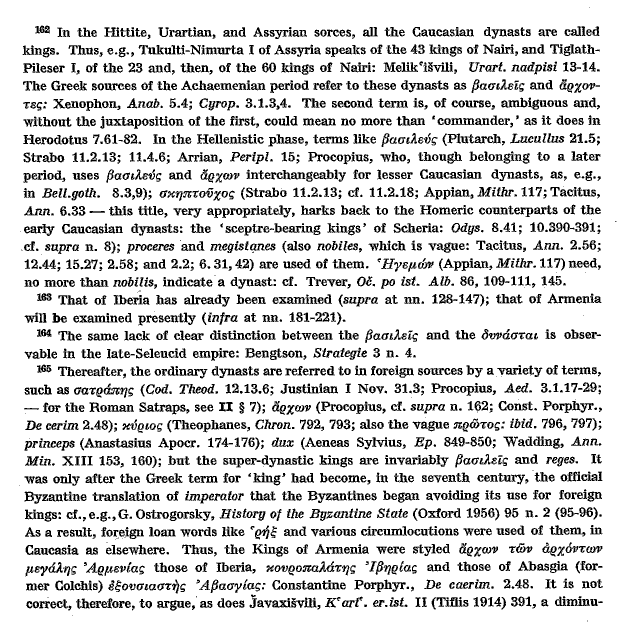 Studies in Christian Caucasian History, p. 107. The Social Background of Christian Caucasia
