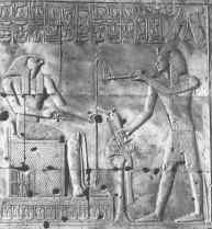 Sokar and Seti I - Source: Wilkinson, The Complete Gods and Goddesses of Egypt
